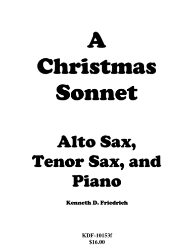 A Christmas Sonnet - Duet and Piano