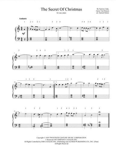 The Secret Of Christmas (arr. Samuel Stokes)