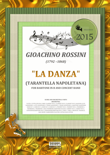 La Danza (Tarantella Napoletana) - for baritone in B and Concert Band (arr. Arranged by Igor Zugrov For Concert Band)
