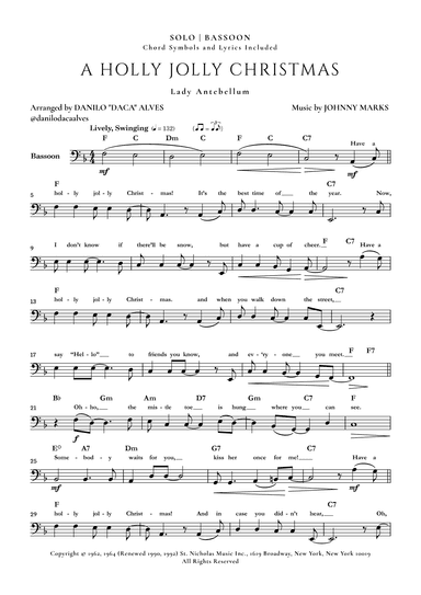 A Holly Jolly Christmas (arr. Danilo “Daca” Alves)