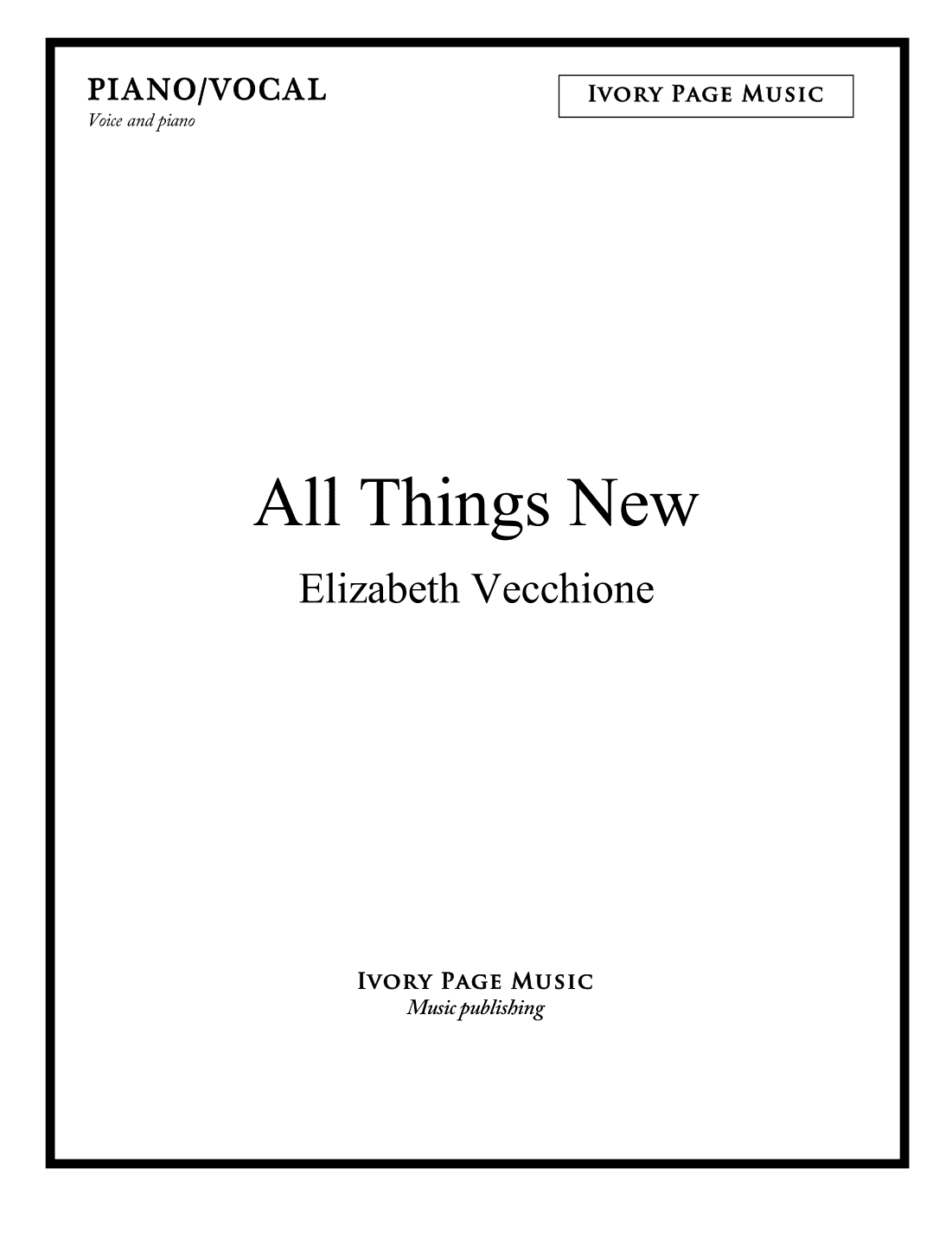 All Things New