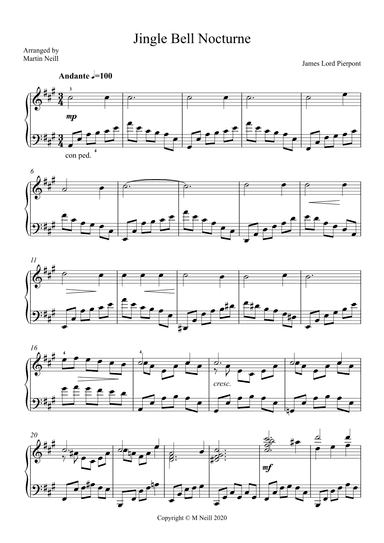 Jingle Bell Nocturne (arr. Martin Neill)