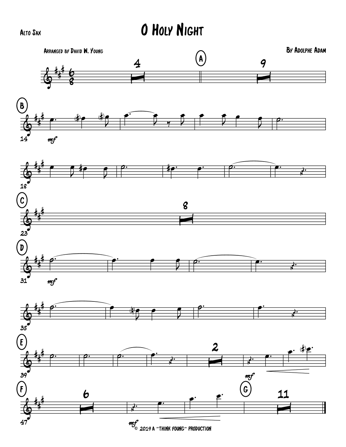 O Holy Night (arr. David W. Young)