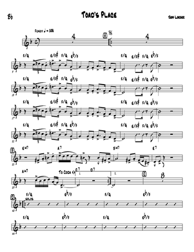 Toad's Place (arr. Brass Dragons)