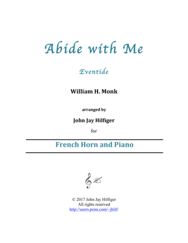 Abide with Me for horn and piano (arr. John Jay Hilfiger)