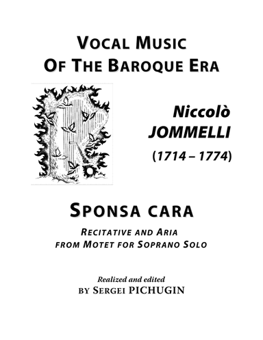 JOMMELLI Niccolò: Sponsa cara, recitative and aria from motet "Care Deus si respiro", arranged for (arr. Sergei PICHUGIN)