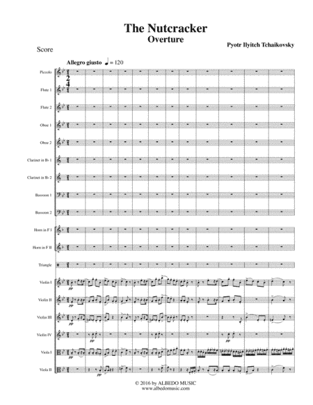 Overture from The Nutcracker for Full Orchestra (arr. Doug Clyde)