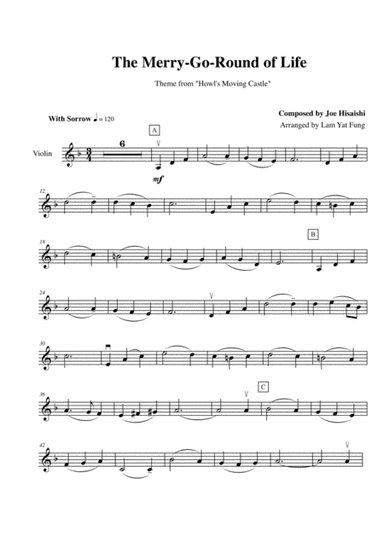 Merry-go-round Of Life (arr. Lam Yat Fung)