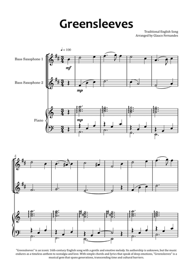 Greensleeves (arr. Glauco Fernandes)