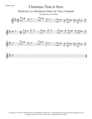 Christmas Time Is Here (arr. Kevin Busse)