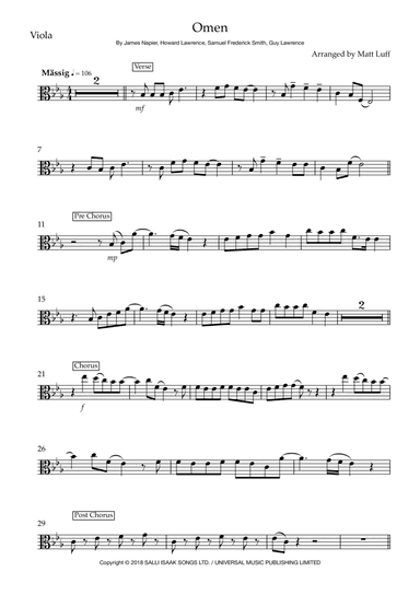 Omen (arr. Matt Luff)