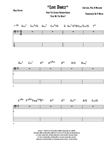 Love Dance (arr. Accubass)