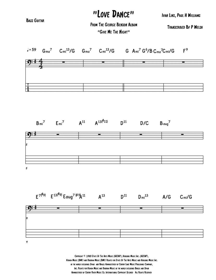 Love Dance (arr. Accubass)
