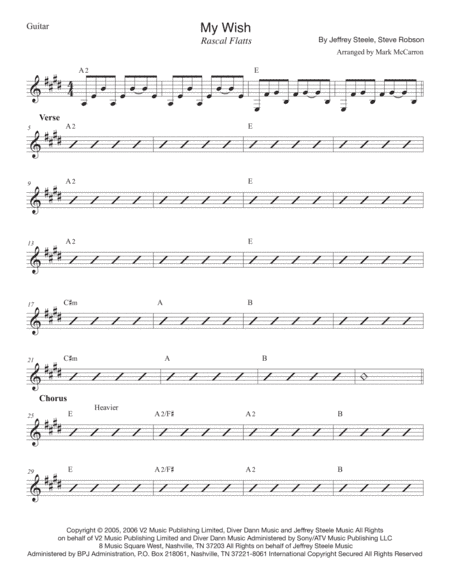 My Wish (arr. Mark McCarron)