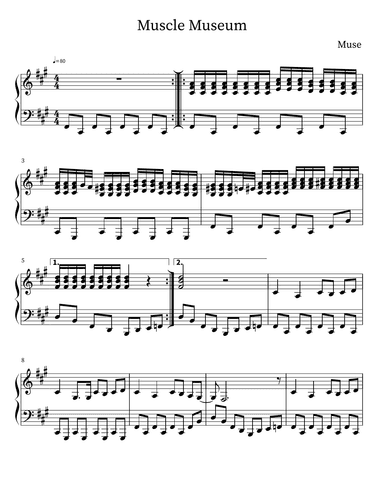 Muscle Museum (2) (arr. M. Sloan)
