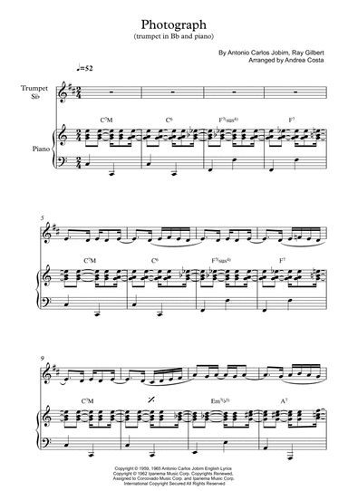 Photograph (arr. Andrea Costa)