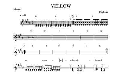 Yellow (arr. Mateo Aguilar)