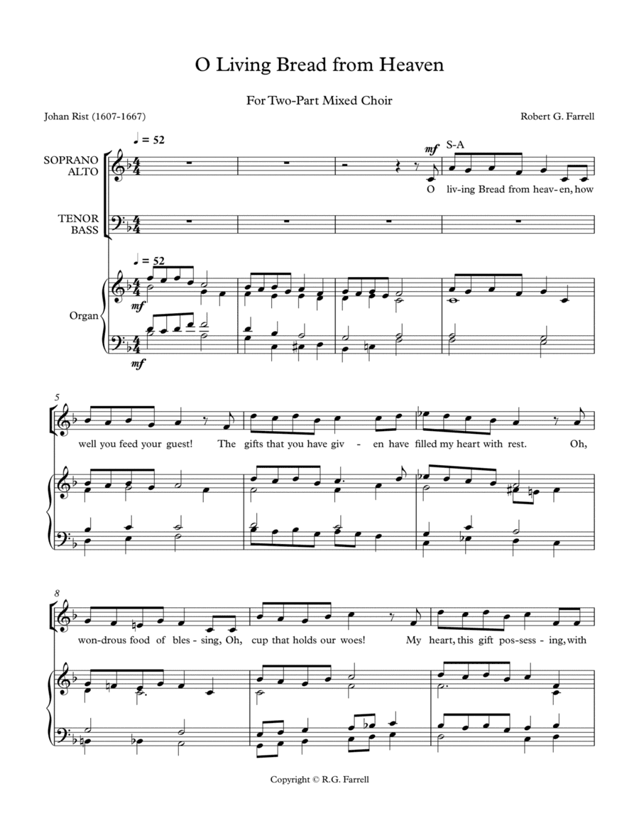 O Living Bread from Heaven