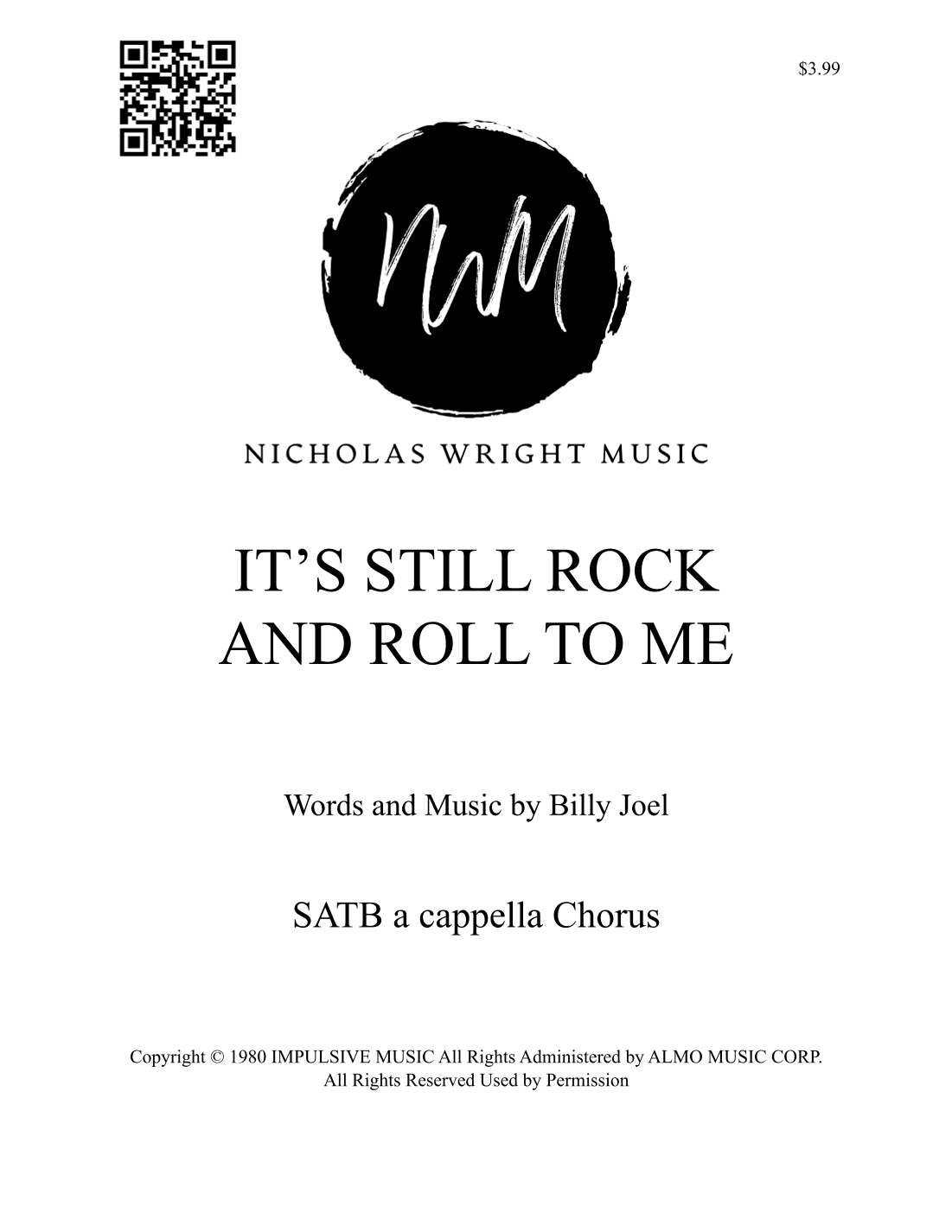 It's Still Rock And Roll To Me (arr. Nicholas Wright)