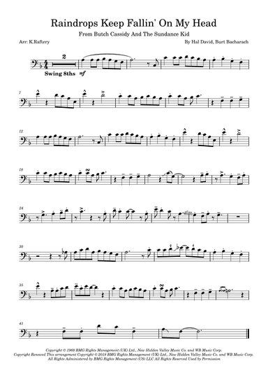 Raindrops Keep Fallin' On My Head (arr. Kyle Raftery)