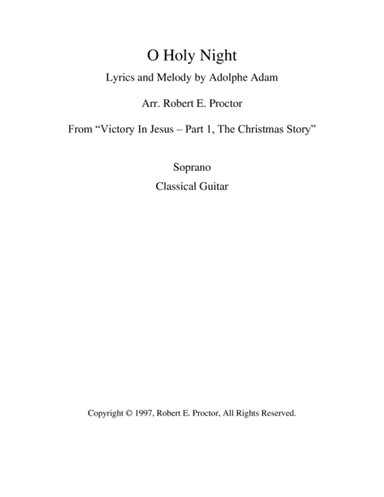 O Holy Night - Victory In Jesus - Part 1 (arr. Robert E. Proctor)