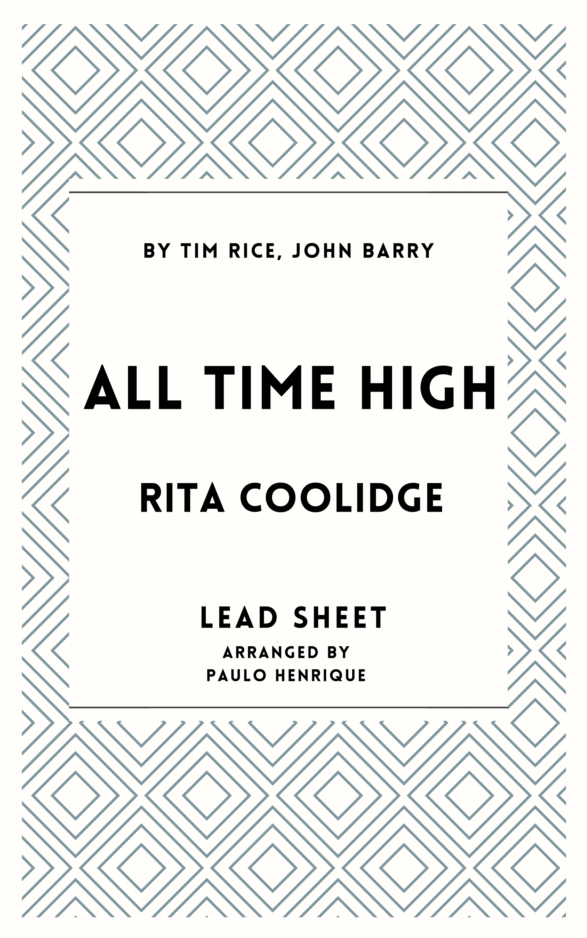All Time High (arr. Paulo Henrique)