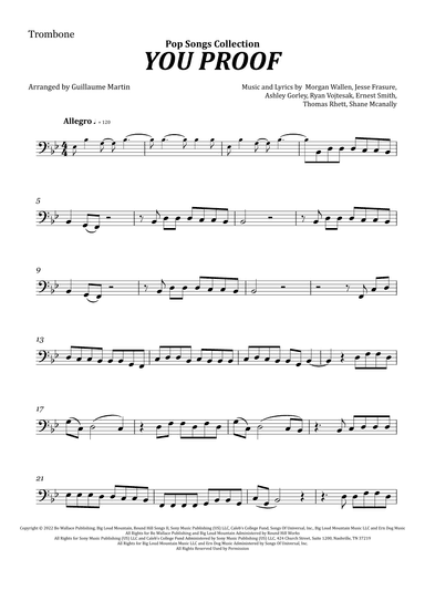You Proof (arr. Guillaume Martin)