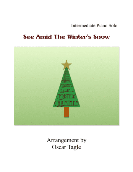 See Amid The Winter's Snow (arr. Oscar Tagle)