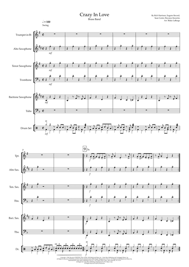 Crazy In Love (arr. Blake LaBarge)