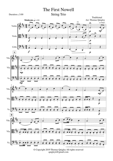 The First Nowell (arr. Thomas Quigley)