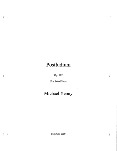 Postludium, op. 102