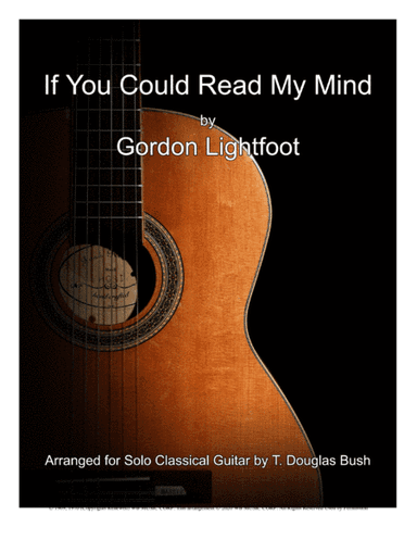If You Could Read My Mind (arr. T. Douglas Bush)