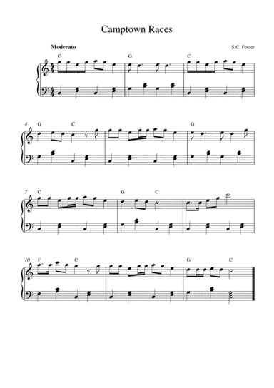 Camptown Races (arr. Kaiserin Rebecca)