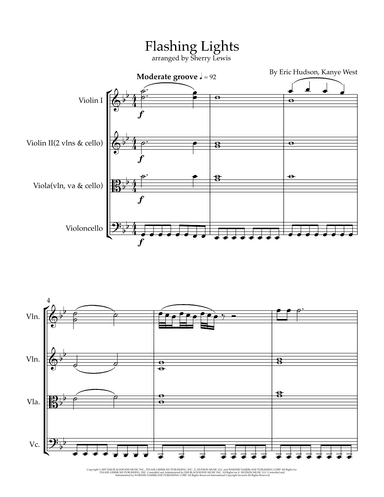 Flashing Lights (arr. Sherry Lewis)
