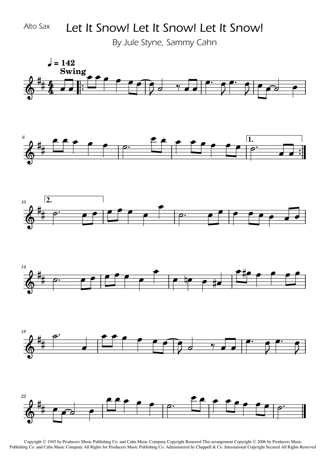 Let It Snow! Let It Snow! Let It Snow! (arr. Ygor Nunes)