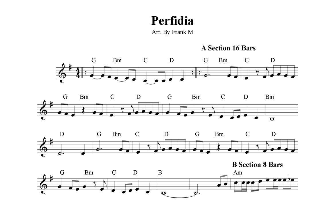 Perfidia (arr. funkyfm (BMI))