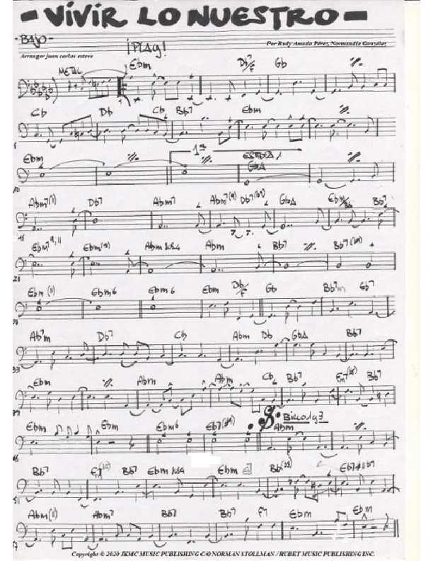 Vivir Lo Nuestro (arr. juan carlos esteve /Gran Coda)