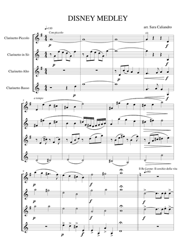 Under The Sea (arr. Sara Caliandro)