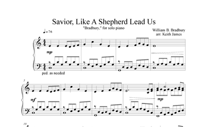 Saviour, Like A Shepherd, Lead Us (arr. Keith James Productions)