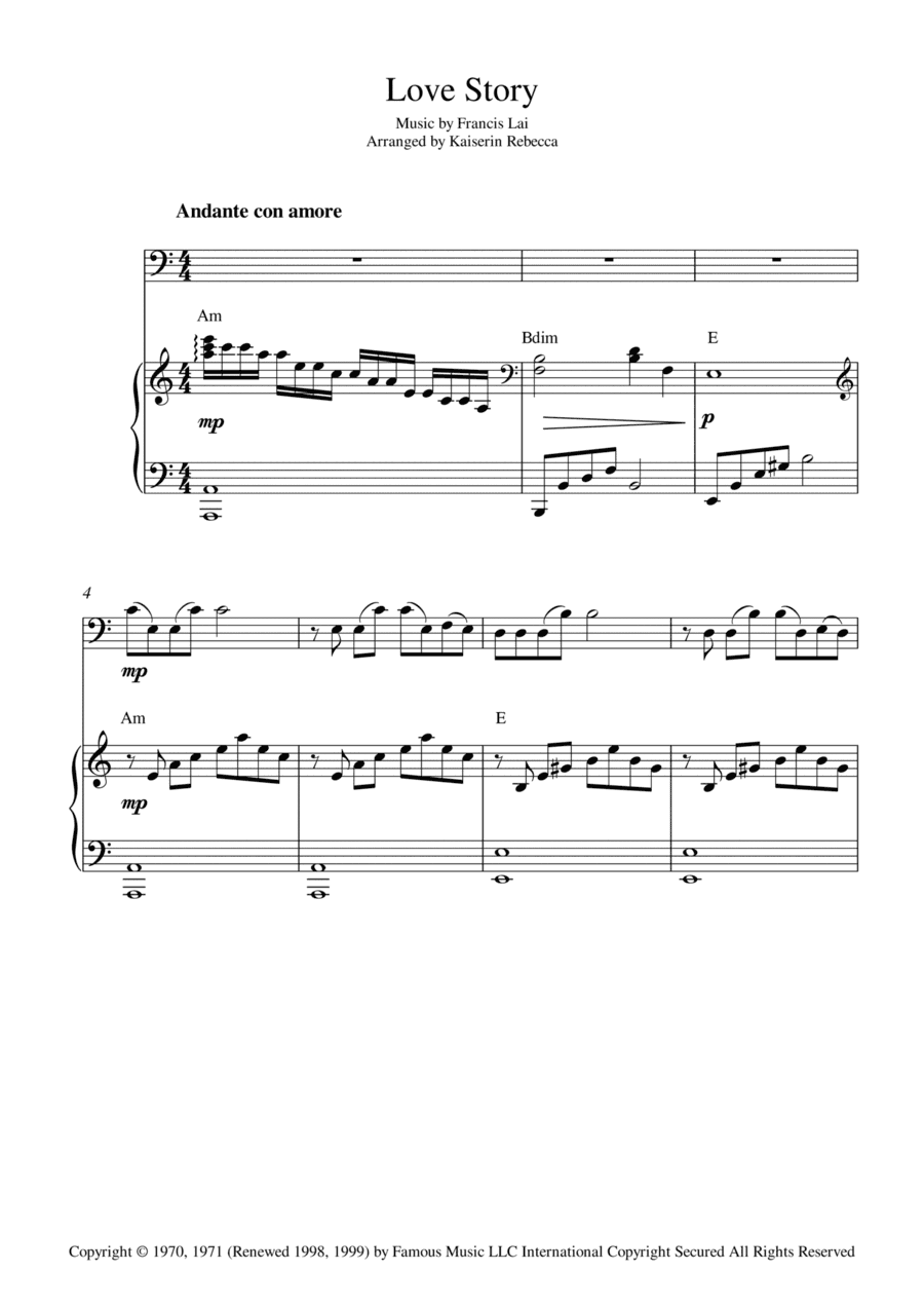 Love Story (arr. Kaiserin Rebecca)
