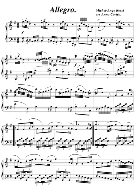 Allegro  Michel-ange-Rossi -Anna Cortés