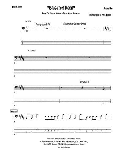 Brighton Rock (arr. Accubass)