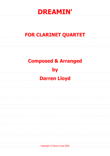 Dreamin - Clarinet quartet