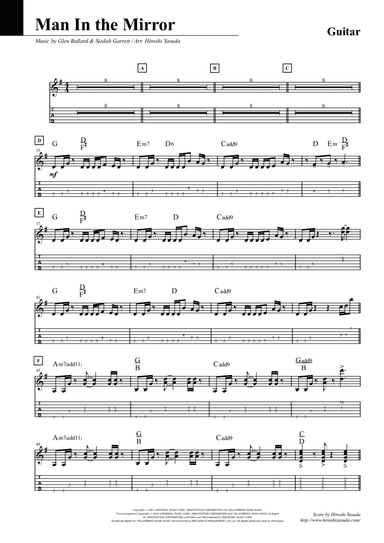 Man In The Mirror (arr. Hiroshi Yasuda)