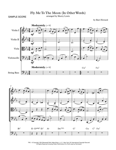 Fly Me To The Moon (in Other Words) (arr. Sherry Lewis)