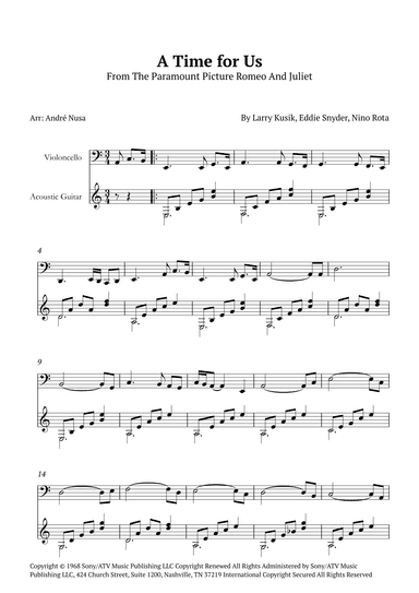 A Time For Us (love Theme) (arr. André Nusa)