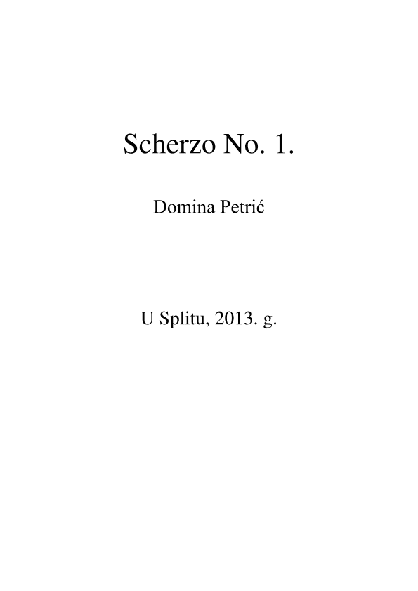 Scherzo