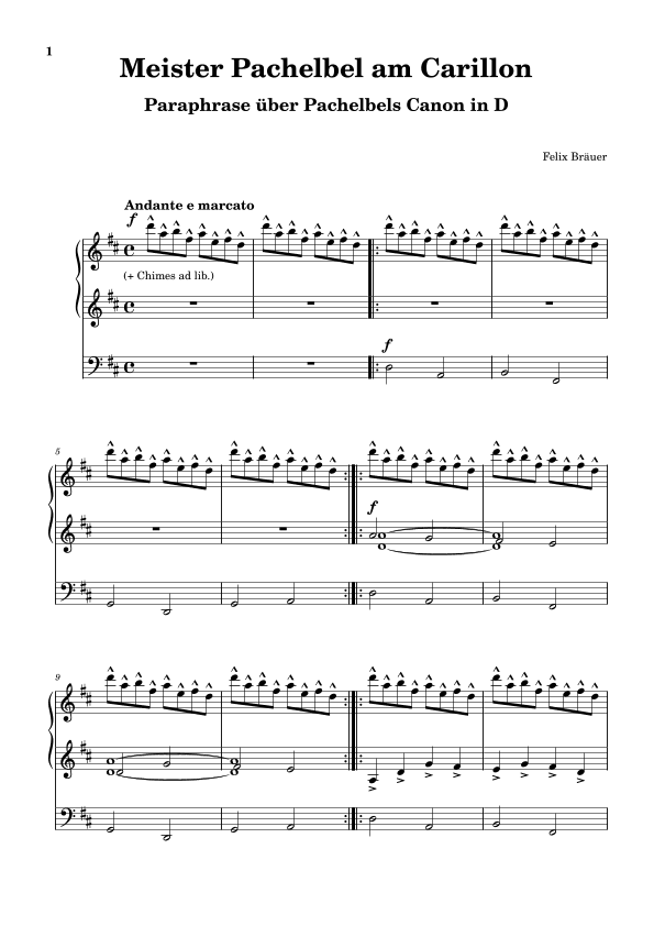 Meister Pachelbel am Carillon
