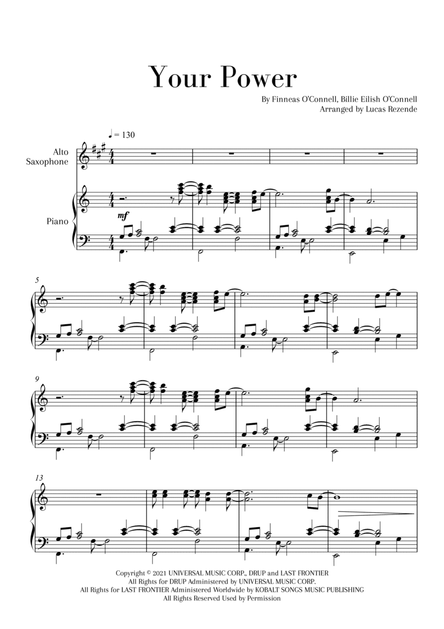 Your Power (arr. Lucas Rezende)