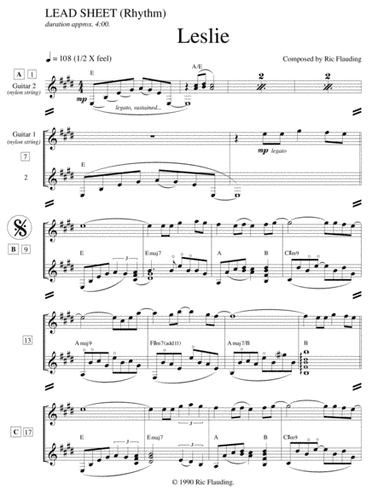 Leslie (Lead Sheet)